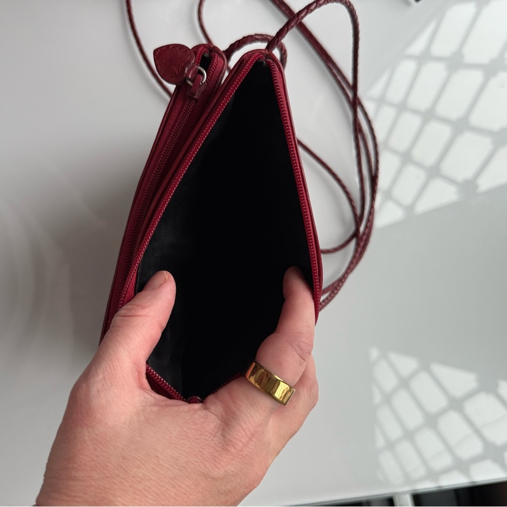 Brighton Red Crossbody Bag with Heart Design - Picture 6 of 6